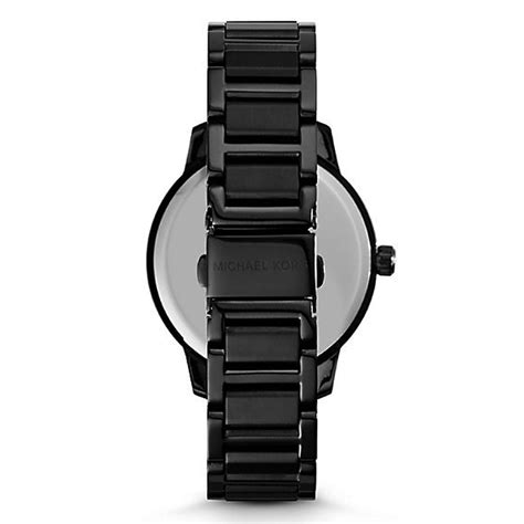 michael kors kinley watch black|Kinley Pavé Black Stainless Steel Watch .